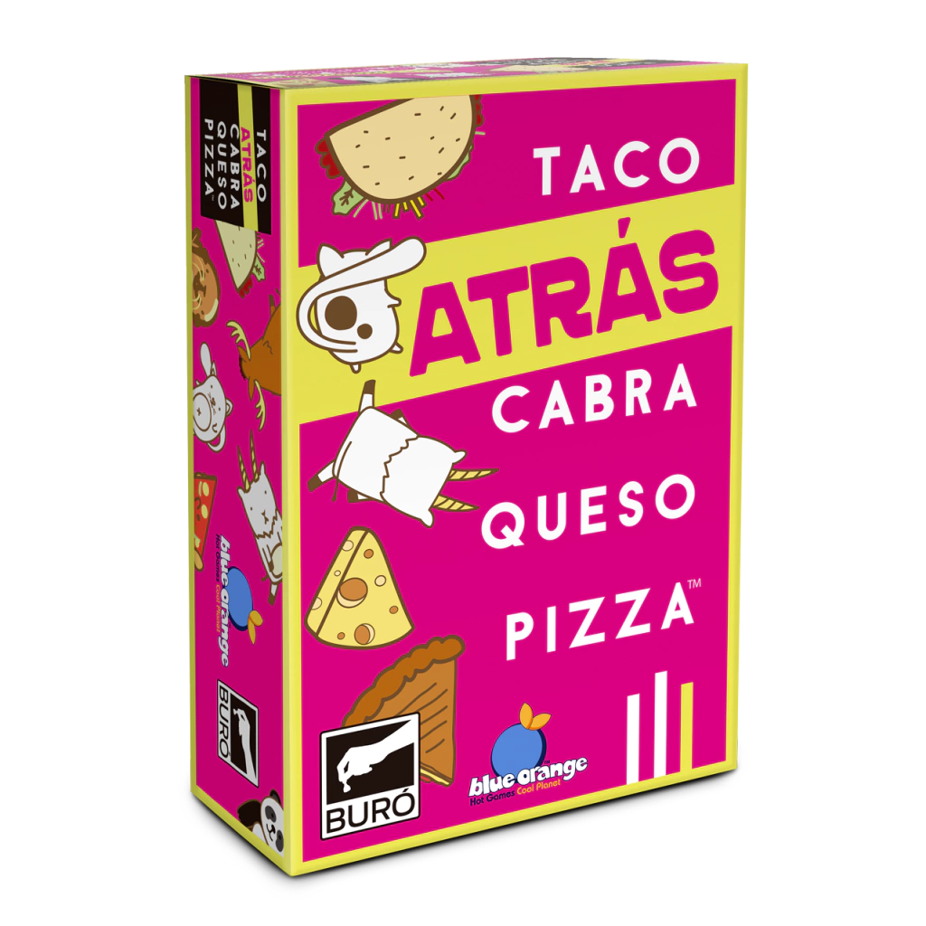 Taco ATRÁS cabra queso pizza